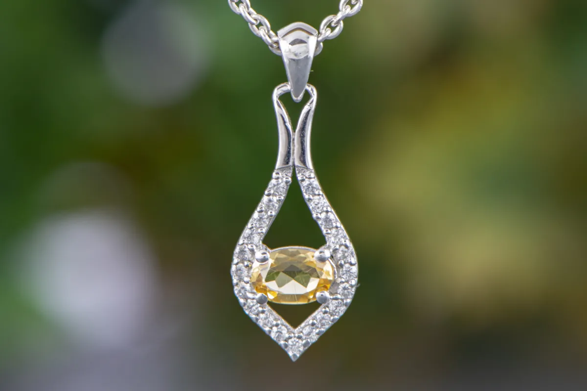 Висулка с Цитрин