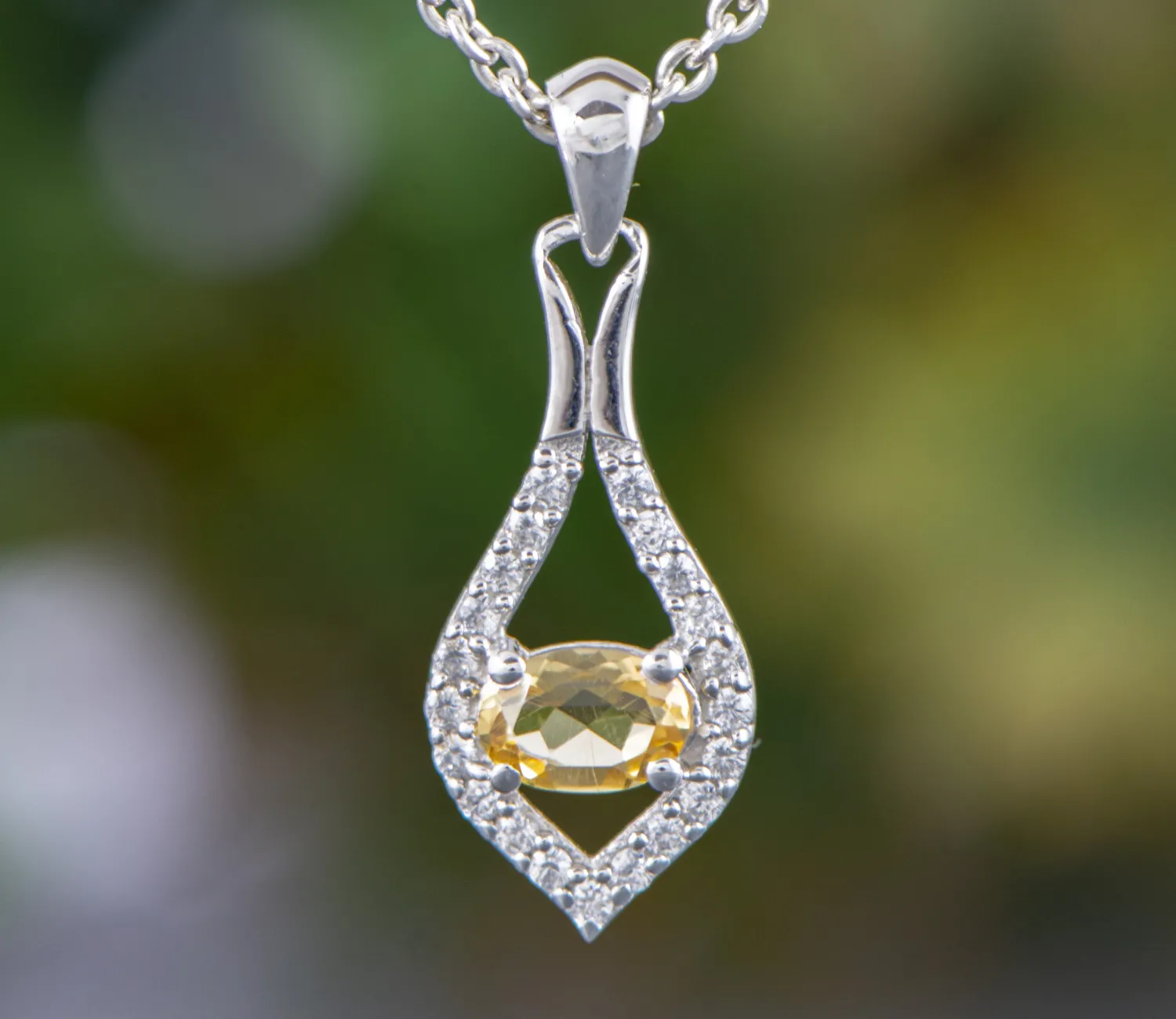 Висулка с Цитрин