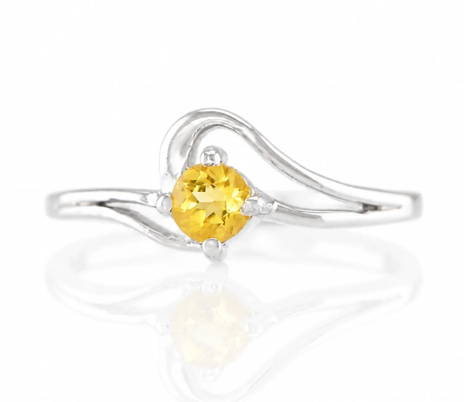 Пръстен с Цитрин